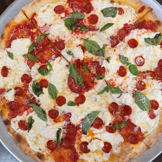 Hot Honey Burrata Pie