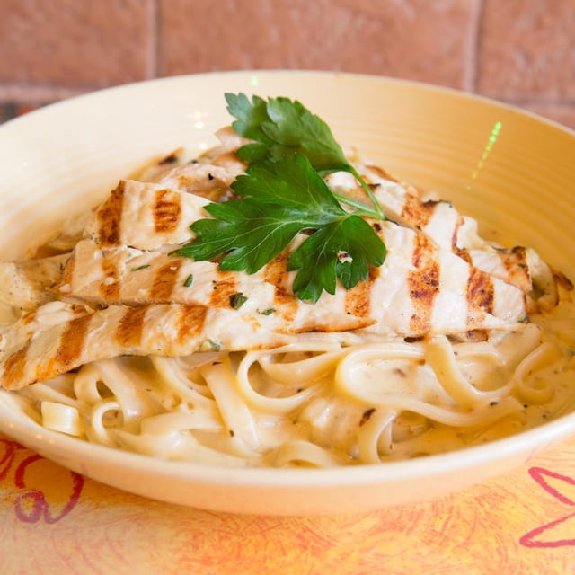Fettuccine Alfredo.